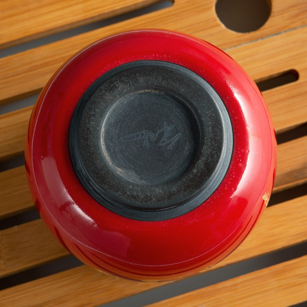 Zodiac Tea Cup-Mutton Fat Jade Porcelain