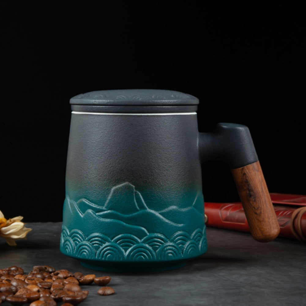 500ml Ceramic Mug – Inspired by Nature’s Majesty