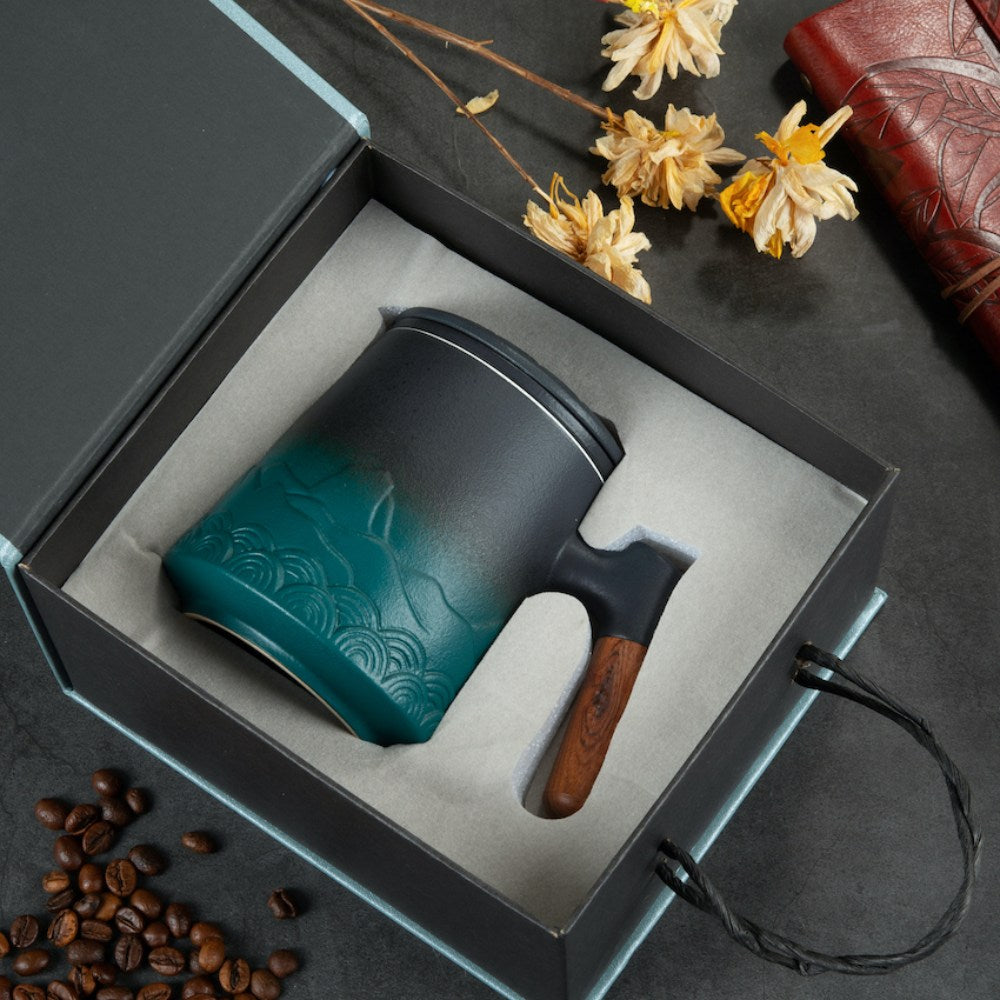 500ml Ceramic Mug – Inspired by Nature’s Majesty