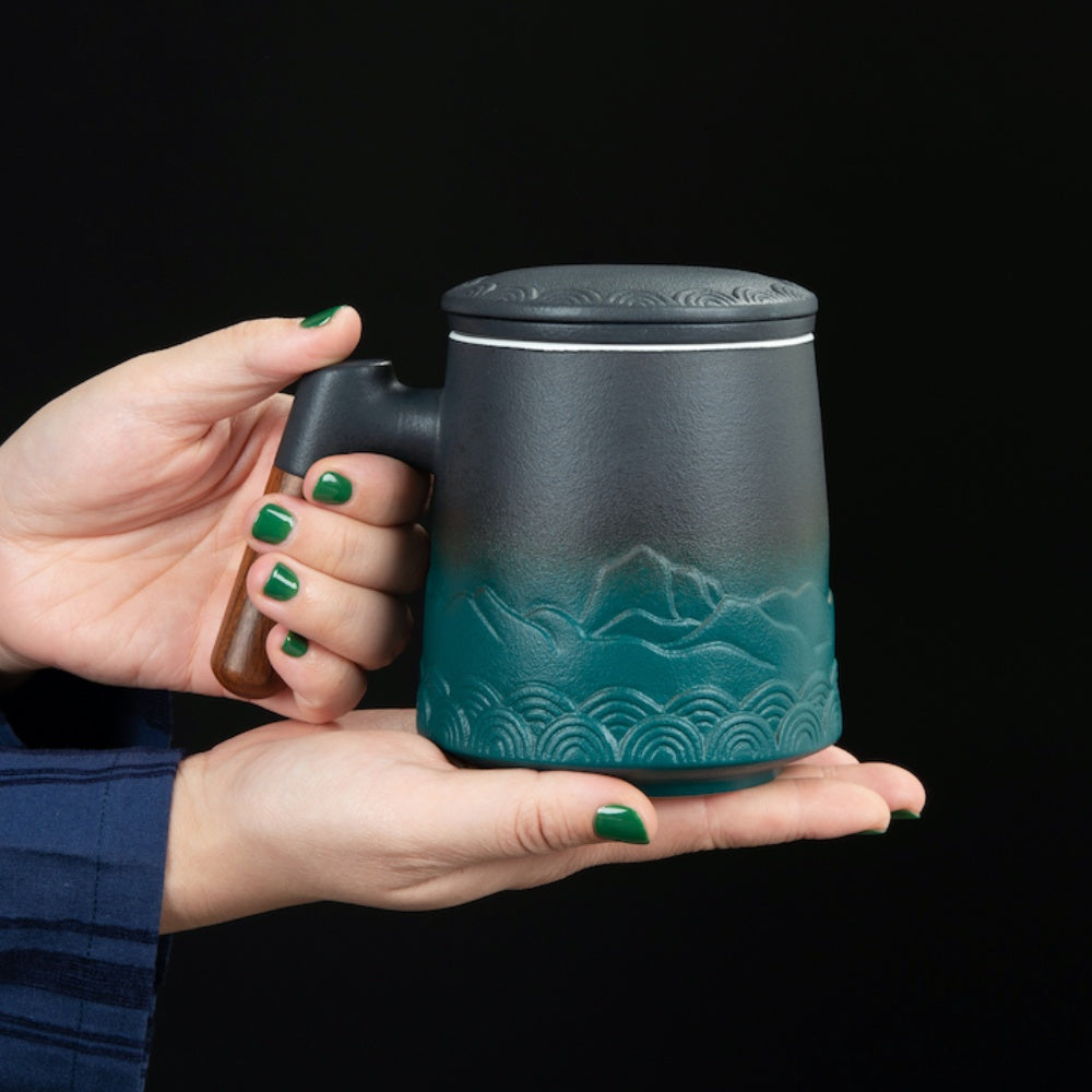 500ml Ceramic Mug – Inspired by Nature’s Majesty
