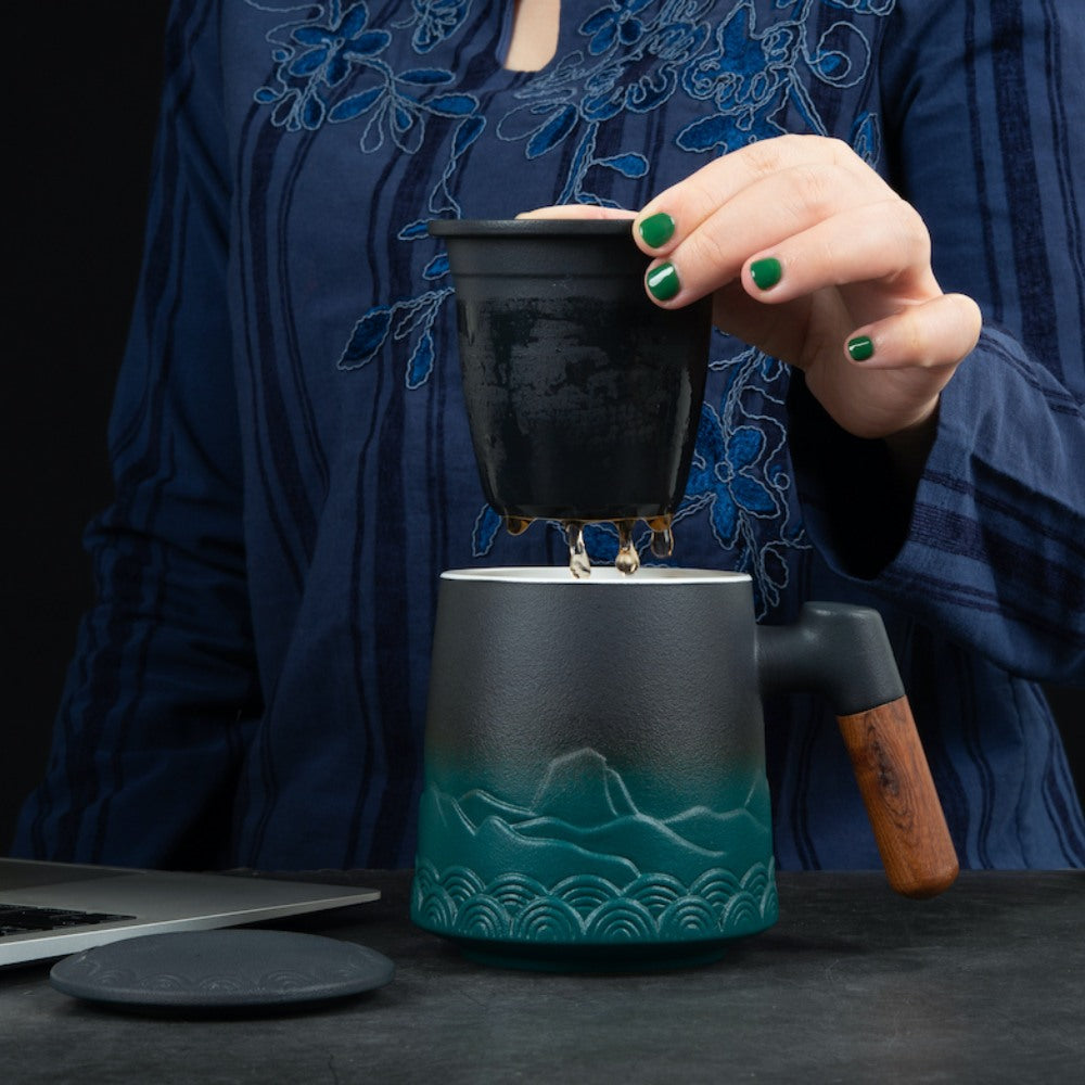 500ml Ceramic Mug – Inspired by Nature’s Majesty