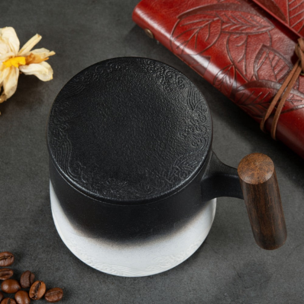 Mountain View Mug – Elegant Ceramic for Tea & Coffee