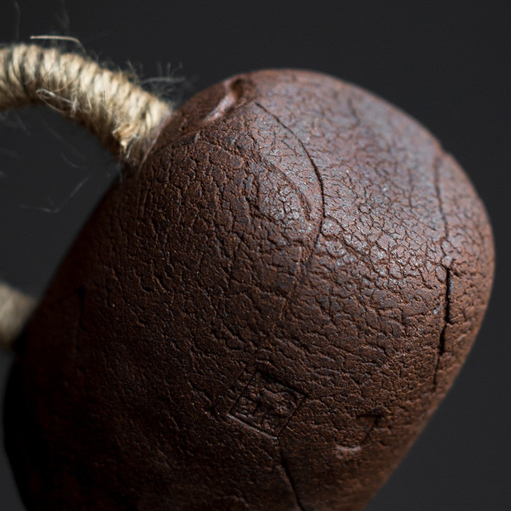 Classical Handmade Rough Ceramic Mug of Natural Elegance