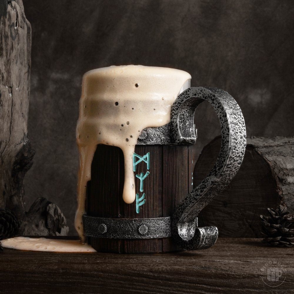Viking Barrel Mug – 600ml of Warrior Strength