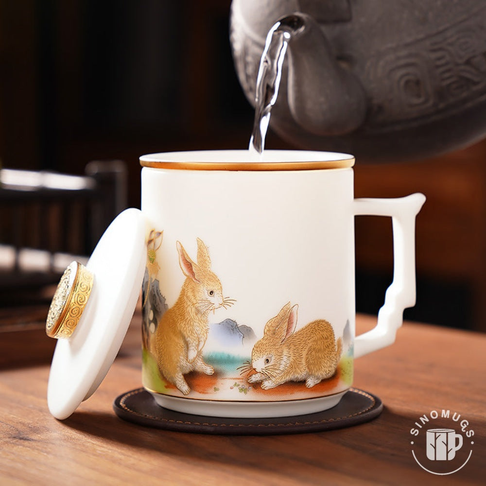 Two Rabbits Coffee & Tea Mug