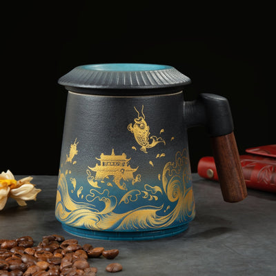 Koi Fish Ceramic Mug – Grace & Symbolism