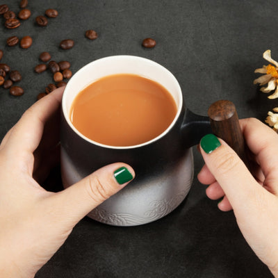 Mountain View Mug – Elegant Ceramic for Tea & Coffee