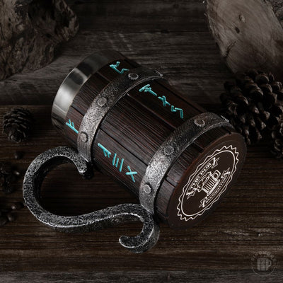 Viking Barrel Mug – A Gift of Strength & Style